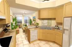 2 bed standard villa-kitchen